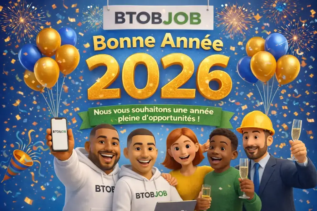 Bonne année 2026 Btob Job - communauté et opportunités locales