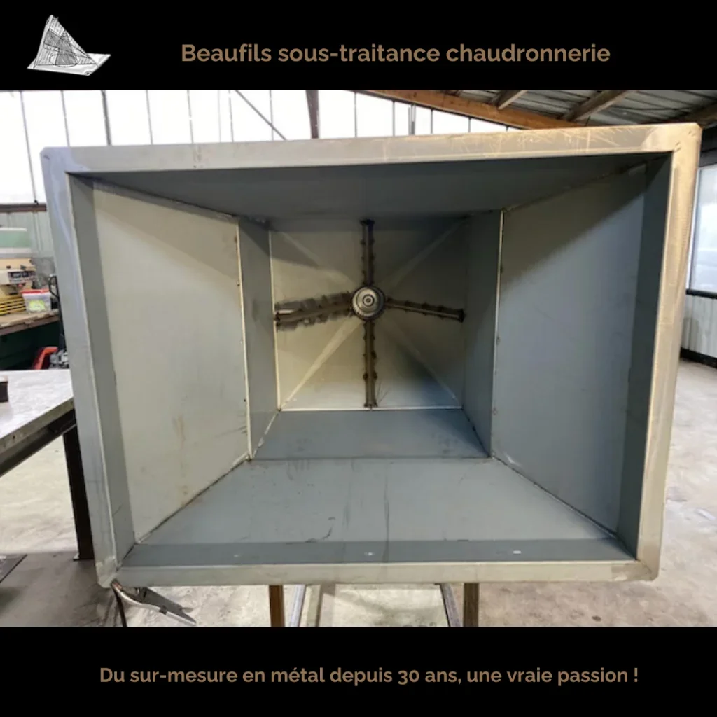 Fabrication d’un ensemble de conduits de ventilation sur mesure.Un besoin, une idée, une pièce spécifique ? Contactez-nous.📞 06 85 28 14 97📧 yb.bstc@outlook.fr🏚 Artisan basé en Eure-et-Loir🚚 Livraison possible partout en France#Chaudronnerie #FabricationMétallique #Ventilation #ConduitsDeVentilation #SousTraitanceIndustrielle #MétalSurMesure #Industrie #BSTC