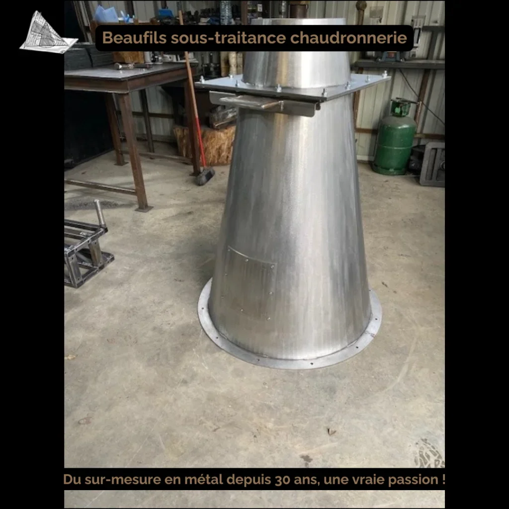 Fabrication pièce conique inox – sur-mesureUn besoin, une idée, une pièce spécifique ? Contactez-nous.📞 06 85 28 14 97📧 yb.bstc@outlook.fr🏚 Artisan basé en Eure-et-Loir🚚 Livraison possible partout en France#BSTC #Chaudronnerie #InoxSurMesure #FabricationMetallique #SousTraitanceIndustrielle #SavoirFaireFrancais #ArtisanatIndustriel #EureEtLoir