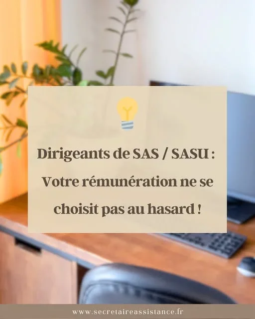 En tant que secrétaire indépendante, je constate souvent que la rémunération des dirigeants est un sujet… sous-estimé. Pourtant, elle a un impact direct sur votre protection sociale, votre fiscalité et votre avenir.👉 Quelques points essentiels à connaître :✔️ La rémunération n’est pas obligatoire.➡️ Vous pouvez choisir de ne pas vous verser de salaire… Mais attention aux conséquences !✔️ Sans rémunération = aucune protection sociale.➡️ Pas de cotisations = pas de retraite, pas de couverture maladie, etc. ✔️ Le président de SAS/SASU est assimilé salarié.➡️ En cas de salaire, vous bénéficiez du régime général (comme un salarié… sauf le chômage) .✔️ Salaire ou dividendes : un choix stratégique.➡️ Le salaire ouvre des droits (retraite, santé) mais génère des charges.➡️ Les dividendes sont moins chargés… mais n’offrent aucune protection sociale.✔️ Il est possible de cumuler les deux.➡️ Une stratégie souvent utilisée pour optimiser revenus + protection sociale.✔️ Attention à votre retraite.➡️ Sans rémunération, vous ne validez aucun trimestre.➡️ Il faut un minimum de revenus pour commencer à cotiser.🎯 L’enjeu ? Trouver le bon équilibre entre :➡️ optimisation fiscale➡️ niveau de charges➡️ sécurité personnelle (retraite, santé…)👉 Mon conseil : ne raisonnez pas uniquement en “charges à réduire”. Votre rémunération, c’est aussi votre protection et votre futur !💬 Avez-vous mis en place une vraie stratégie de rémunération ou êtes-vous encore dans le flou ?Je suis Delphine de Secrétaire Assistance📞06 86 20 38 62📧 secretaireassistance@outlook.fr💻 https://www.secretaireassistance.fr#rémunérationdirigeantsasu #SASU #SAS #SecrétaireIndépendante #Fiscalité