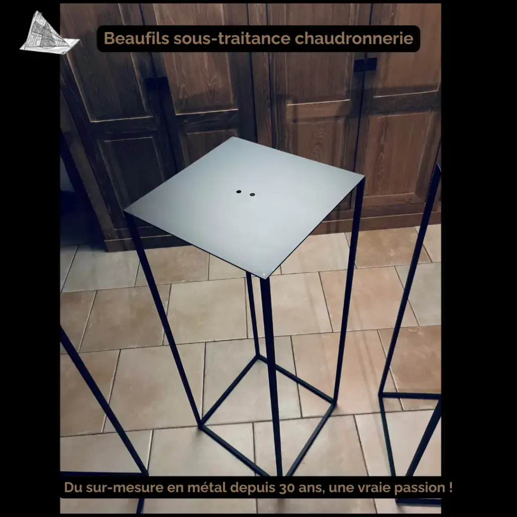 🔩 Réalisation de supports métalliques au design épuré, fabriqués sur mesure selon les besoins du client.Chez BSTC, nous accordons une attention particulière à la qualité des finitions, à la précision de fabrication et à la durabilité de chaque réalisation.N’hésitez pas à nous contacter pour échanger sur votre besoin📱 06 85 28 14 97📧 yb.bstc@outlook.fr🏚 Artisan basé en Eure-et-Loir🚚 Livraison possible partout en France#chaudronnerie #fabricationmetal #soudure #metalsurmesure #bstc
