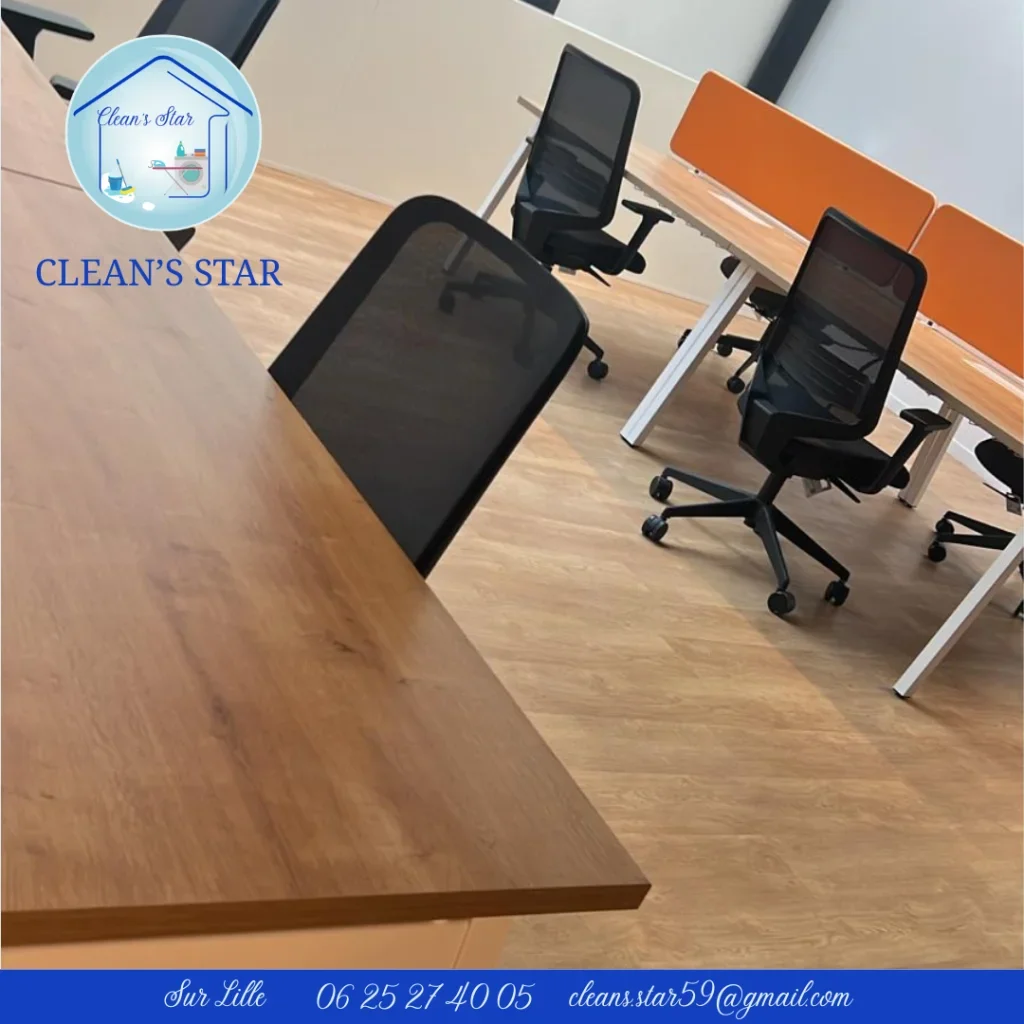 Des bureaux propres, c'est un environnement de travail plus agréable pour tous.Nous intervenons pour l'entretien régulier de vos locaux professionnels afin de vous offrir des espaces propres et accueillants au quotidien.📍 Intervention sur Lille et ses alentoursDemandez votre devis via notre formulaire : https://get.formulaire.info/form?p=L4hy9jbGOu contactez-nous : 📞 06 25 27 40 05📧 cleans.star59@gmail.com#CleansStar #NettoyageBureaux #Lille #EntretienLocaux #NettoyageProfessionnel #ServicesAuxEntreprises #Proprete #HautsDeFrance
