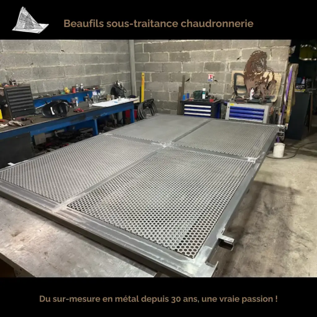 Depuis plus de 30 ans, nous fabriquons des ouvrages métalliques adaptés aux besoins de nos clients.Chaque réalisation est préparée avec sérieux dans notre atelier, avec le même objectif : un travail propre et soigné.N’hésitez pas à nous contacter pour échanger sur votre besoin📱 06 85 28 14 97📧 yb.bstc@outlook.fr🏚 Artisan basé en Eure-et-Loir🚚 Livraison possible partout en France#BSTC #Chaudronnerie #Metallerie #SurMesure #Metal #Atelier #EureEtLoir #ArtisanatProfessionnel