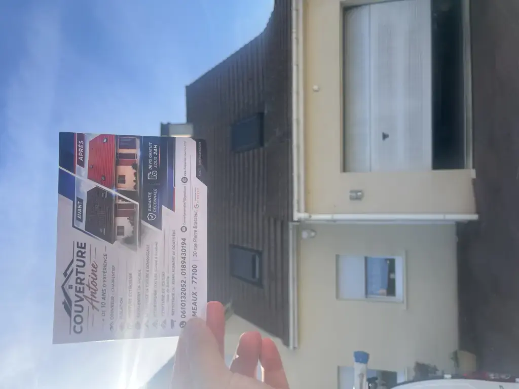 🚨 Bonjour à tous,Je suis heureux de rejoindre cette plateforme afin de mettre mon savoir-faire au service de vos projets de toiture.Fort de nombreuses années d’expérience dans les métiers de la couverture et de la charpente, j’interviens avec sérieux et professionnalisme pour tous types de travaux : démoussage et nettoyage de toiture, traitement hydrofuge, recherche et réparation de fuites, rénovation de couverture, zinguerie et entretien général de toiture.Mon engagement est simple : fournir un travail de qualité, des conseils honnêtes et des solutions durables adaptées à chaque client.J’interviens principalement en Seine-et-Marne (77) avec devis gratuit et déplacement rapide.La confiance de mes clients s’est construite au fil des années grâce à un travail soigné, le respect des délais et une attention particulière portée aux finitions.Au plaisir d’échanger avec vous et de vous accompagner dans vos projets.Charpentier Couvreur 77 📍 Intervention 77  📞 Devis gratuit et sans engagement.