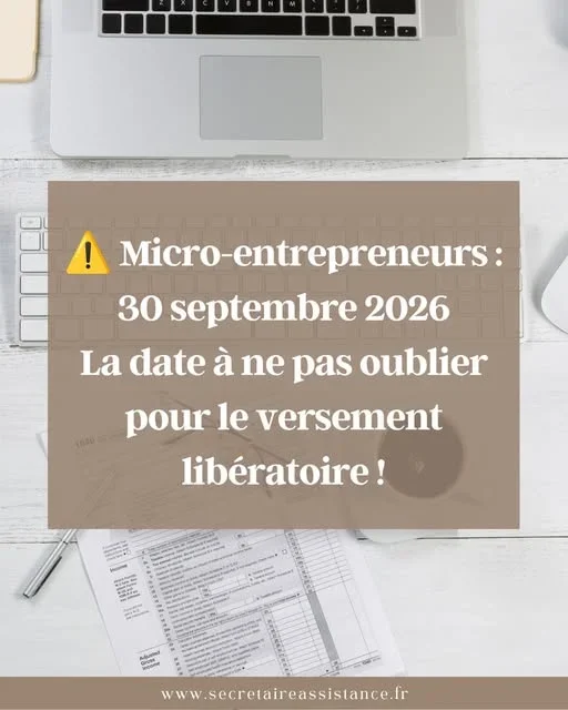 📢 Micro-entrepreneurs : avez-vous vérifié votre revenu fiscal de référence ?Vous avez reçu votre avis d'impôt 2026 ? C'est peut-être le bon moment pour vérifier si vous pouvez bénéficier du versement libératoire de l'impôt sur le revenu en 2027.👉 Le versement libératoire permet, sous conditions, de payer votre impôt sur le revenu en même temps que vos cotisations sociales, chaque mois ou chaque trimestre, en appliquant un taux à votre chiffre d'affaires ou à vos recettes.🔎 Le seuil évolue pour 2027Pour pouvoir bénéficier du versement libératoire en 2027, votre revenu fiscal de référence (RFR) 2025 ne doit pas excéder :➡️ 29 579 € pour 1 part de quotient familial➡️ 59 158 € pour 2 parts➡️ 88 737 € pour 3 parts📌 Le montant à prendre en compte est donc celui indiqué sur votre avis d'impôt 2026, correspondant à vos revenus 2025.👀 Où trouver votre RFR ?👉 Regardez la première page de votre avis d'imposition, dans la rubrique « Vos références » : vous y trouverez votre revenu fiscal de référence.📅 Pour opter pour le versement libératoire en 2027, ou y renoncer :👉 Vous devez effectuer votre demande auprès de l'Urssaf avant le 30 septembre 2026.⚠️ Attention : si vous bénéficiez déjà du versement libératoire, mais que vous ne remplissez plus les conditions, vous devez signaler votre changement à l'Urssaf également avant le 30 septembre 2026 !❓ Le versement libératoire est-il réellement intéressant pour vous ?👉 J'avais justement consacré un article à cette question l'année dernière : « Micro-entrepreneur : faut-il opter pour le versement libératoire de l'impôt sur le revenu ? »Les montants ont évolué depuis, mais le principe, les avantages, les inconvénients et les points à comparer restent d'actualité.🔗 https://www.secretaireassistance.fr/l/micro-entrepreneur-faut-il-opter-pour-le-versement-liberatoire-de-l-impot-sur-le-revenu/Je suis Delphine de Secrétaire Assistance📞06 86 20 38 62📧 secretaireassistance@outlook.fr💻 https://www.secretaireassistance.fr#MicroEntrepreneur #VersementLibératoire #Impôt #Urssaf #SecrétaireAssistance