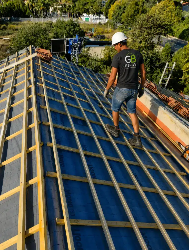 rénovation complète de charpente et toiture
