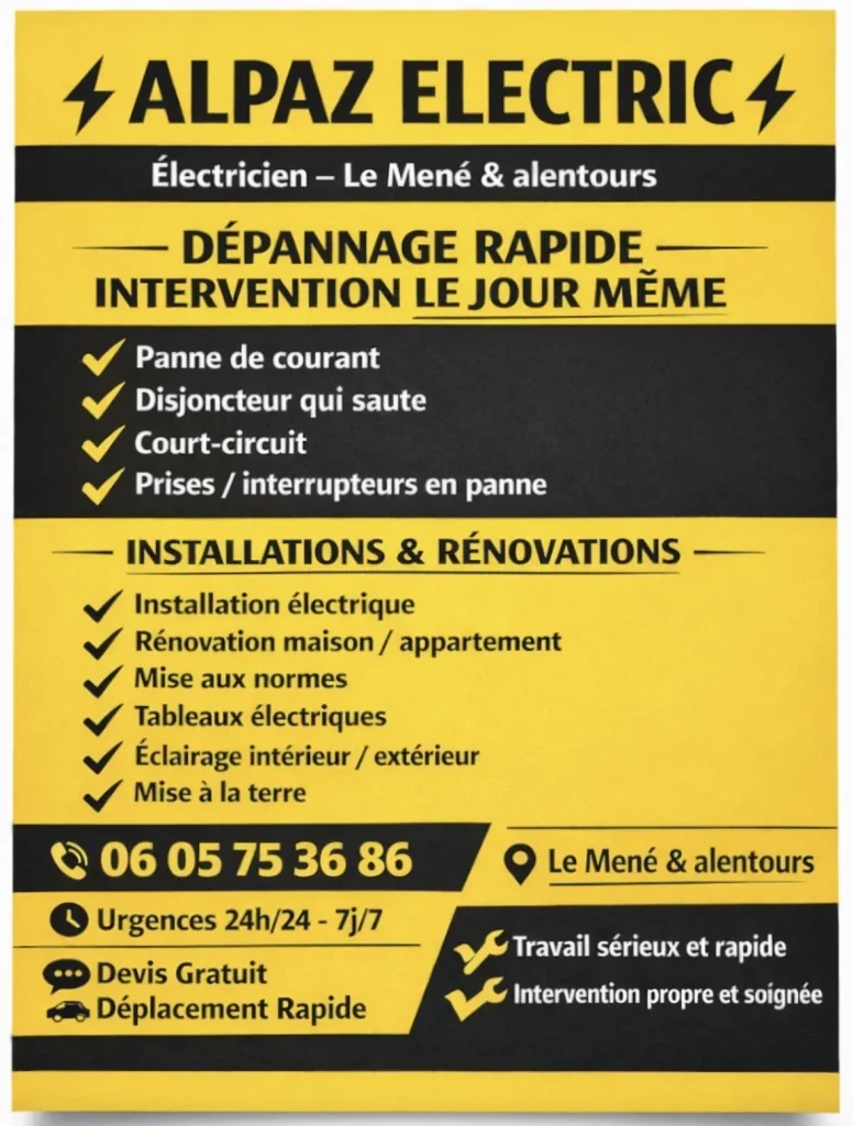 Besoin d\'un électricien