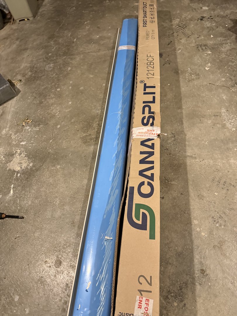🛠️ Goulottes pour climatisation – 2 longueurs de 2 mètres