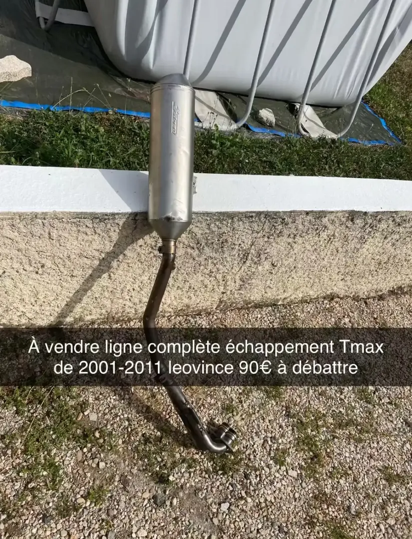À vendre ligne d’échappement