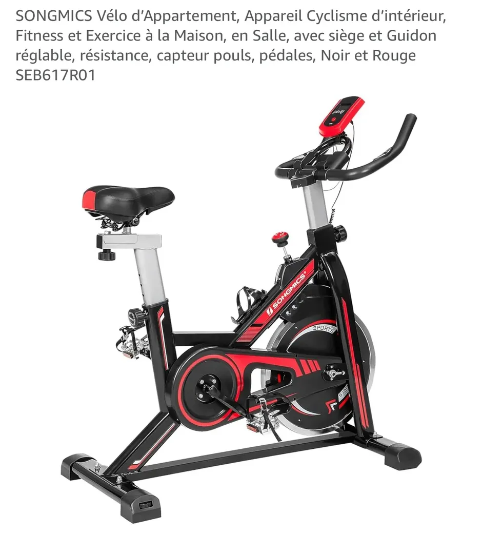 Vélo d’appartement SONGMICS – Solide, silencieux et complet